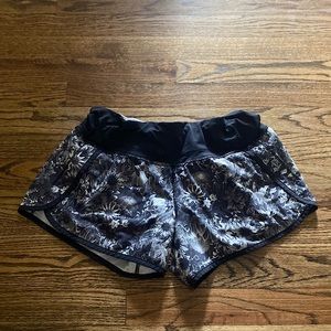 Lulu Lemon Floral Speed Up Shorts